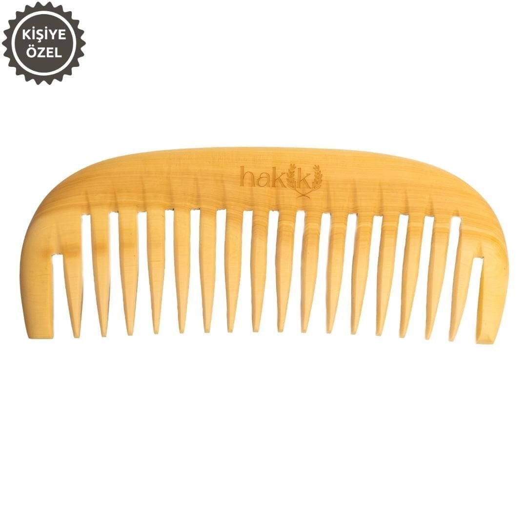Handmade Boxwood Wide-Toothed Comb