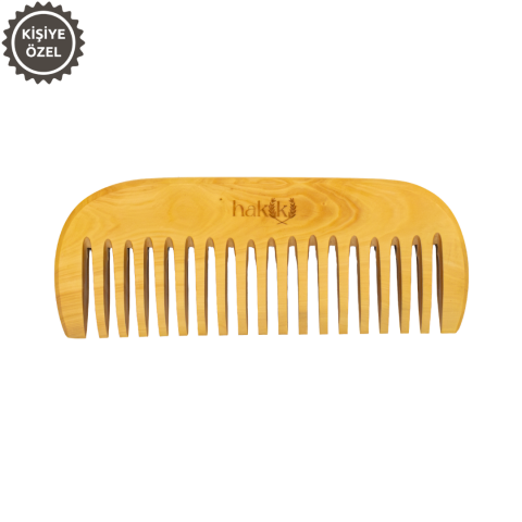 El Yapımı Şimşir Tarak Geniş Dişli 12 Cm