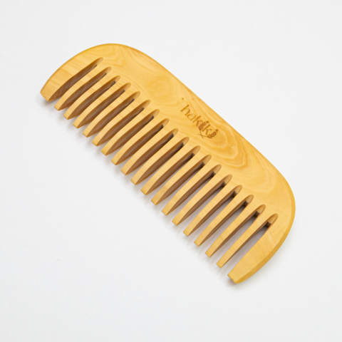 El Yapımı Şimşir Tarak Geniş Dişli 12 Cm