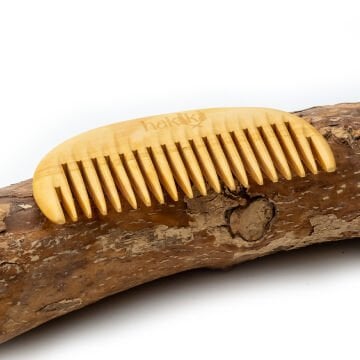 El Yapımı Şimşir Tarak Geniş Dilli