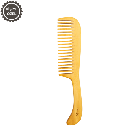 El Yapımı Şimşir Tarak Saplı 23 Cm