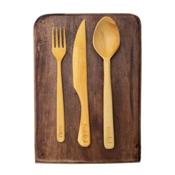 Handmade 3-Piece Boxwood Dining Set