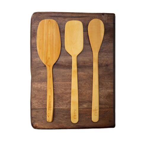 Handmade Boxwood Spatula Set