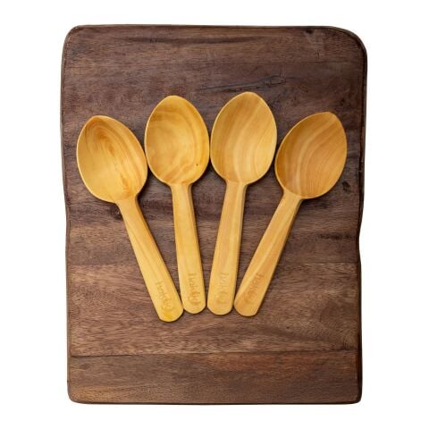 Boxwood Game Spoon 4-Piece Set
