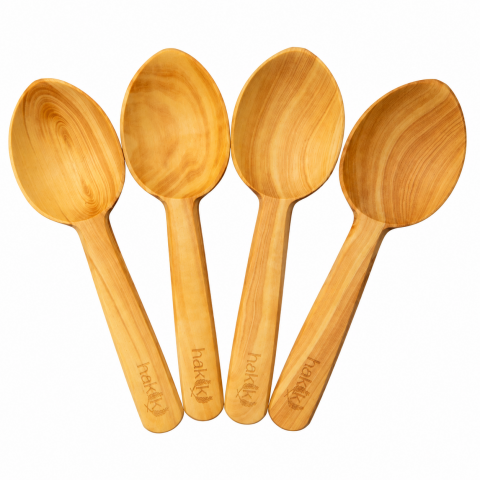 Boxwood Game Spoon 4-Piece Set