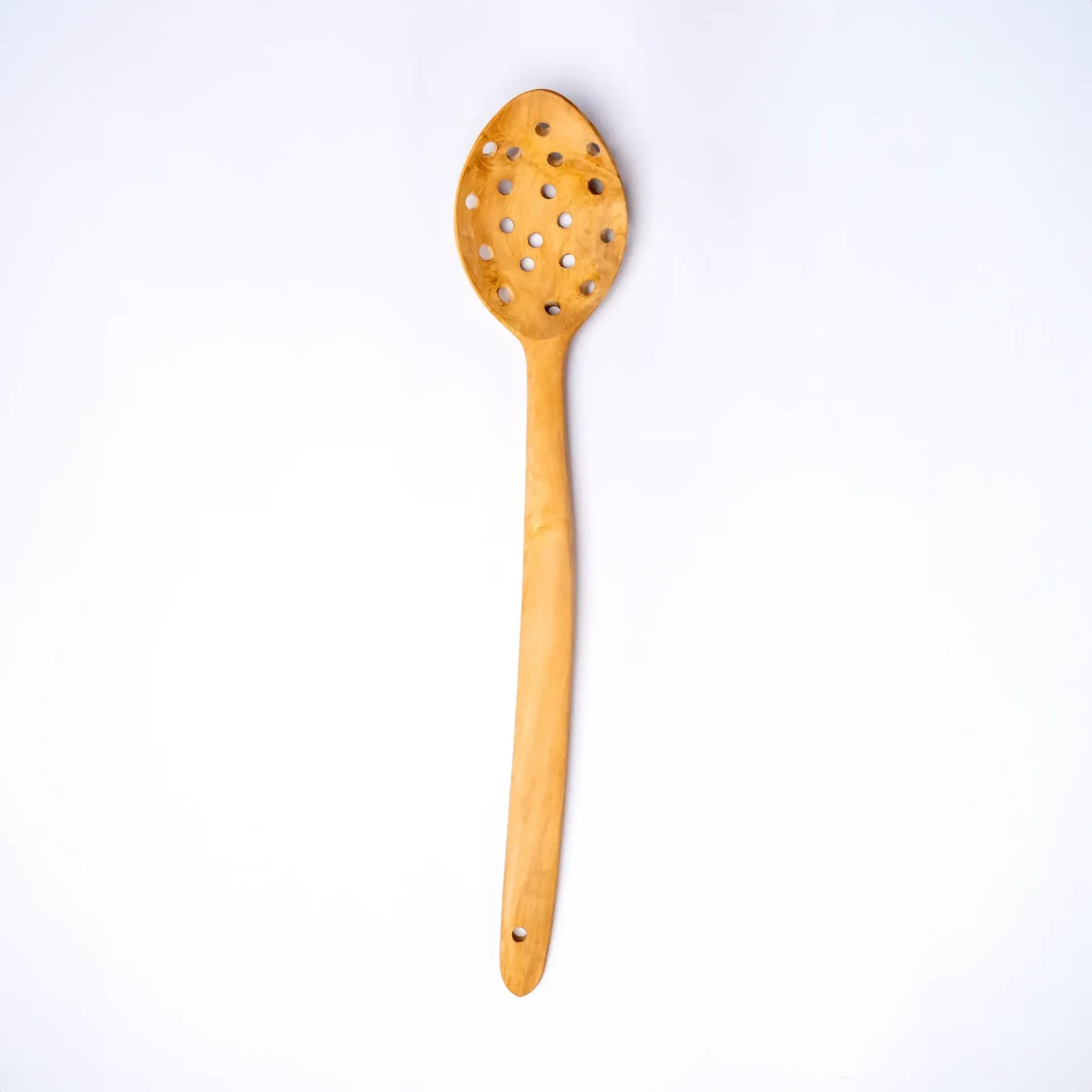 El Yapımı Şimşir Süzgeç Kaşık 30 cm