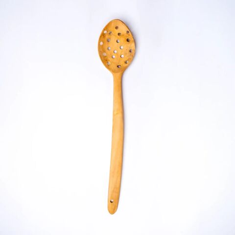 El Yapımı Şimşir Süzgeç Kaşık 30 cm