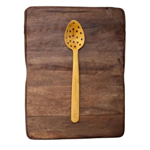 Handmade Boxwood Strainer Spoon (27-29 cm)