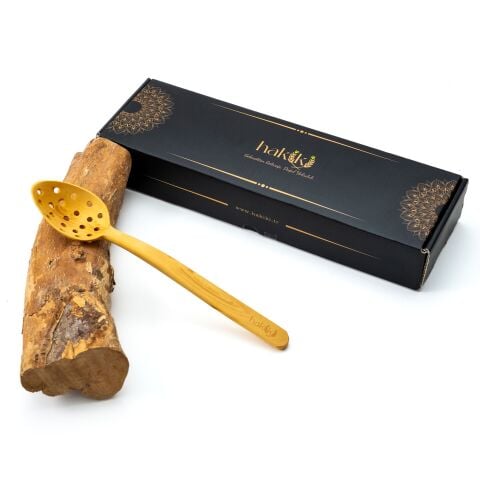 El Yapımı Şimşir Süzgeç Kaşık