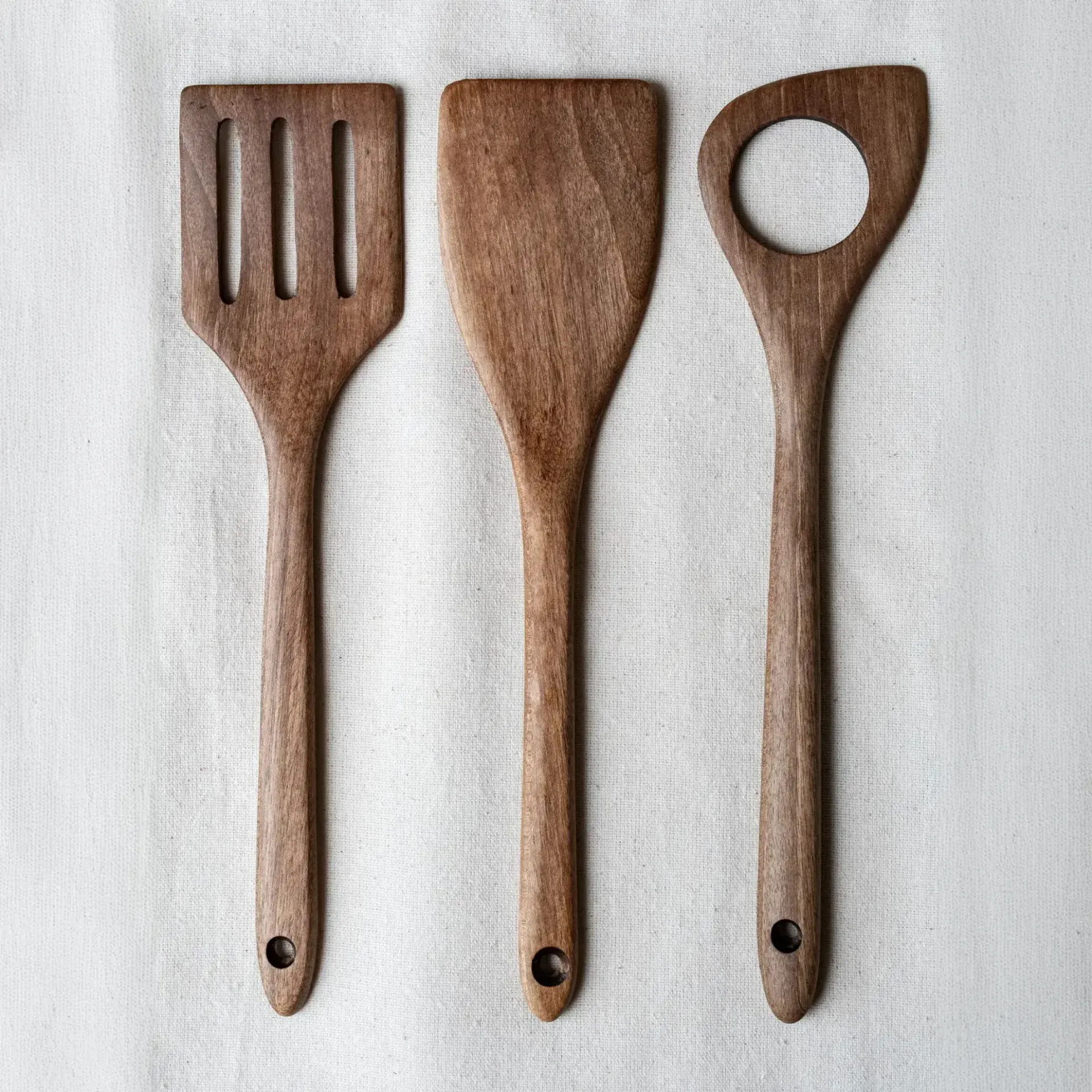 Handmade Walnut Spatula Set (30 cm)