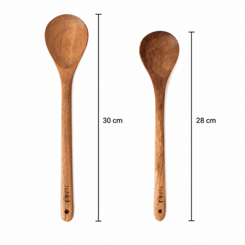 Natural Handmade Walnut Serving Set (2-Piece)