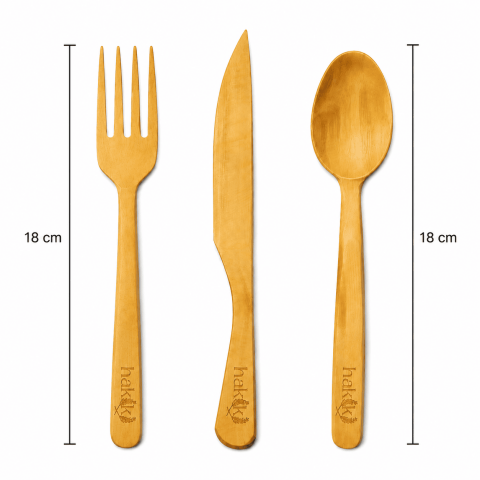 Şimşir 18 Parça Tatlı Çatal Kaşık Bıçak Takımı 18 Cm