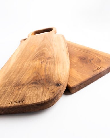 El Yapımı Ceviz Kesme & Sunum Tahtası 58 Cm
