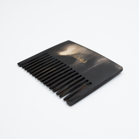 Handmade Wide-Tooth Bone Comb - Natural Hair Care