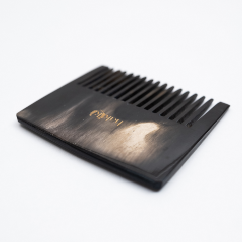 Handmade Wide-Tooth Bone Comb - Natural Hair Care