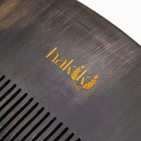 El Yapımı Doğal Kemik Tarak 8 Cm -Bebek Saç Bakımı için İdeal