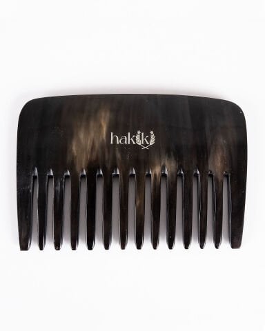 Handmade Bone Comb Perm Model - Natural Care for Curly Hair