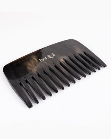 Handmade Bone Comb Perm Model - Natural Care for Curly Hair