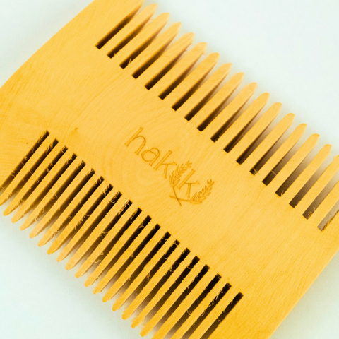 Hair Care Trio (Handled Bone Comb + Double-Sided Boxwood Comb + Laurel Soap)