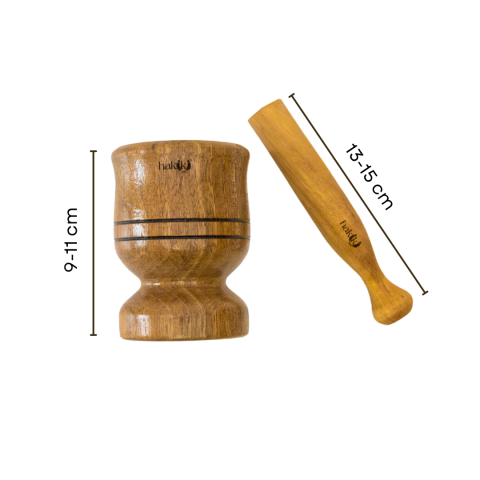 Handmade Natural Walnut Mortar