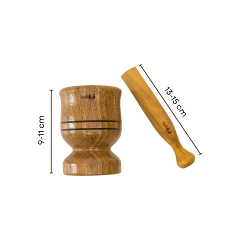 Handmade Natural Walnut Mortar