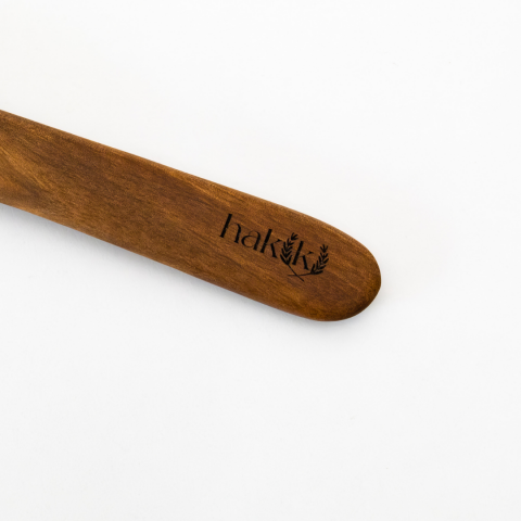 Doğal El Yapımı Gerçek Ceviz 5 Parça Kutulu Kepçe&Spatula Seti