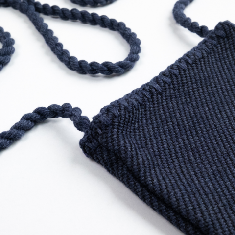 Karacakılavuz Dimi Dokuması Ayva Göbeği Motifli Telefon Çantası 17 x 13 Cm