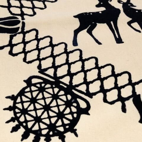 %100 El İşçiliği Kastamonu Taş Baskı Çanta – Model 1