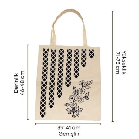 100% Handmade Kastamonu Stone-Printed Bag – Model 2