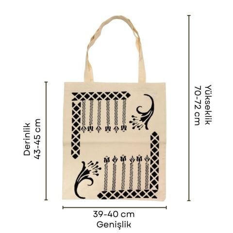 %100 El İşçiliği Kastamonu Taş Baskı Çanta – Model 3