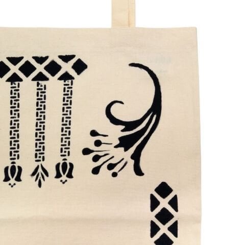 100% Handmade Kastamonu Stone-Printed Bag – Model 3