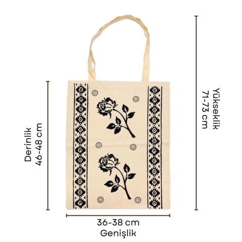 %100 El İşçiliği Kastamonu Taş Baskı Çanta – Model 4