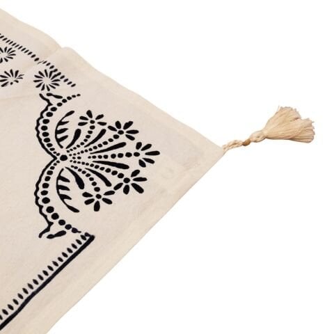 %100 El İşçiliği Kastamonu Taş Baskı Runner 45x100 Cm