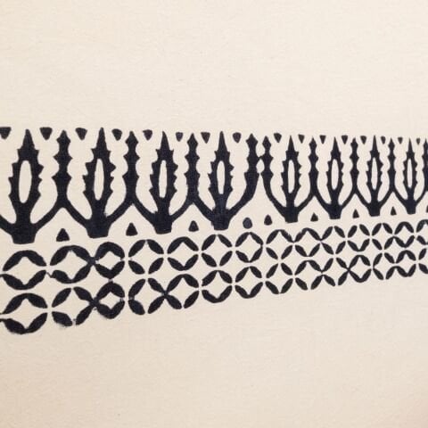 100% Handmade Kastamonu Stone-Printed Tablecloth 150×220 cm