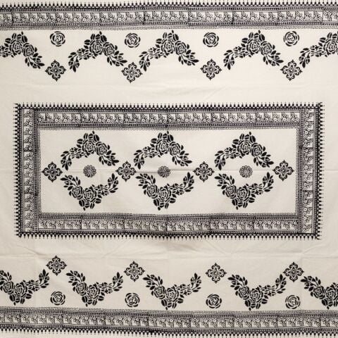 100% Handmade Kastamonu Stone-Printed Tablecloth 150×220 cm – Model 2