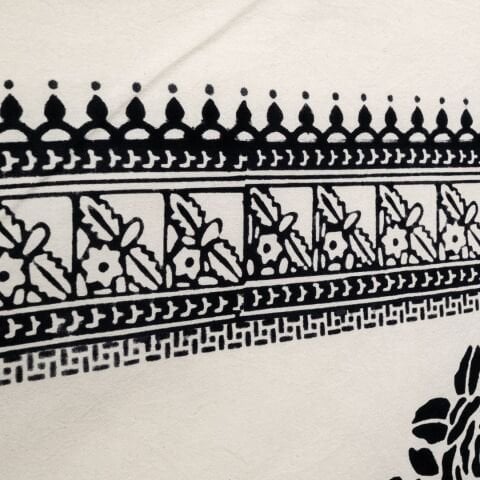 100% Handmade Kastamonu Stone-Printed Tablecloth 150×220 cm – Model 2