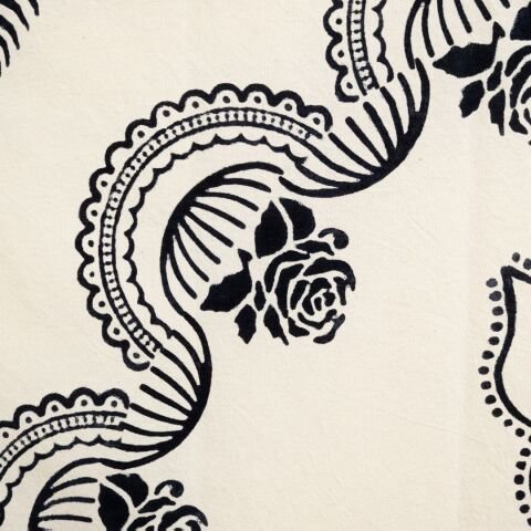 100% Handmade Kastamonu Stone-Printed Tablecloth 150×150 cm