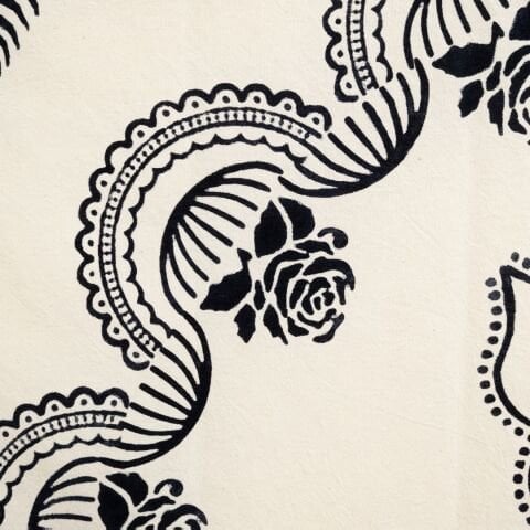 %100 El İşçiliği Kastamonu Taş Baskı Masa Örtüsü 150x150 Cm