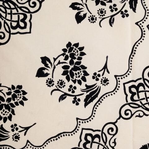 100% Handmade Kastamonu Stone-Printed Tablecloth 150×150 cm – Model 2