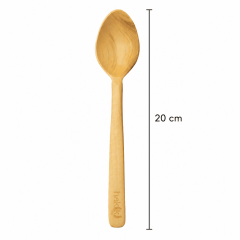 4 Parça Şimşir El İşçiliği Yemek Kaşığı Takımı 20 Cm