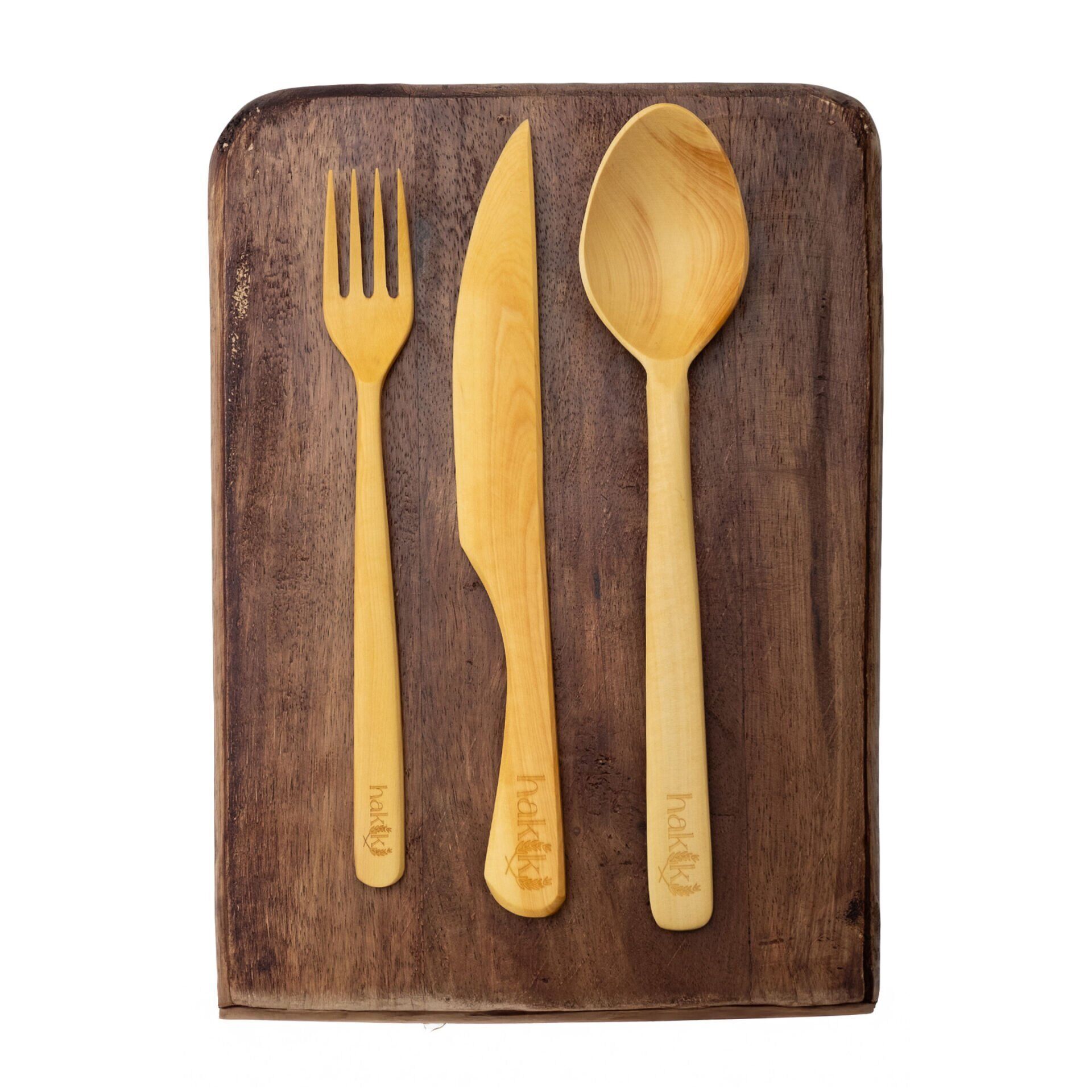 Handmade 3-Piece Boxwood Dining Set