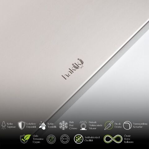 304 Antibakteriyel 1,5 Mm Kalınlığında Çelik Kesme Tahtası 50x60 Cm