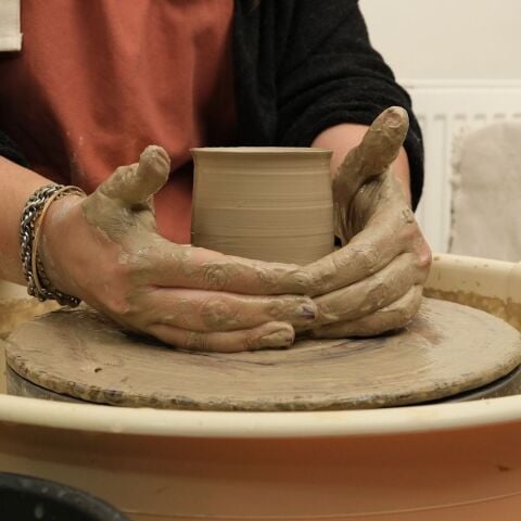 El Yapımı Seramik Bardak 2'li Set 80-100 Ml