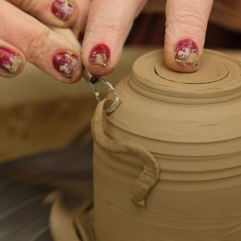 El Yapımı Seramik Bardak 2'li Set 80-100 Ml