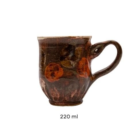 El Yapımı Seramik Bardak 220 Ml