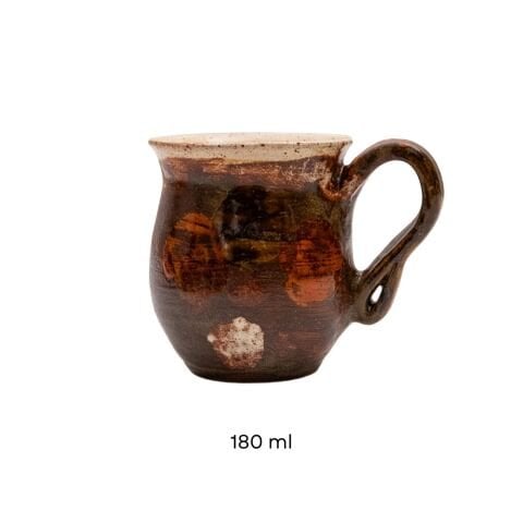 Handmade Ceramic Cup 180 ml | Natural & Minimal Design