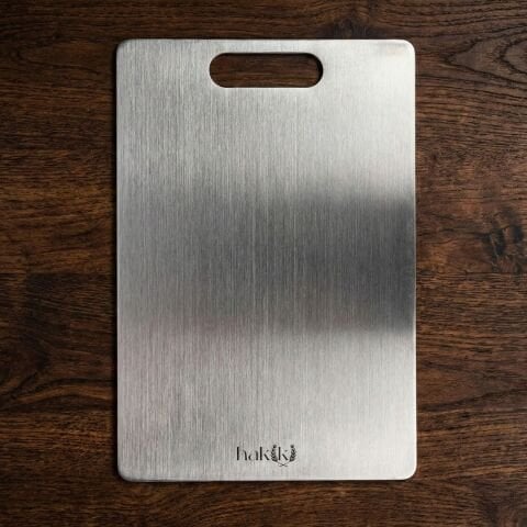 316L 1,5 Mm Kalınlığında İkili Paslanmaz Çelik Kesme Tahtası 21x32 & 28x38 Cm – Üstün Hijyen, Maksimum Dayanıklılık