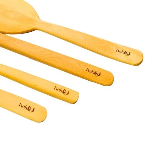 Kişiye Özel Şimşir 4'lü Mutfak Servis Seti 30 Cm