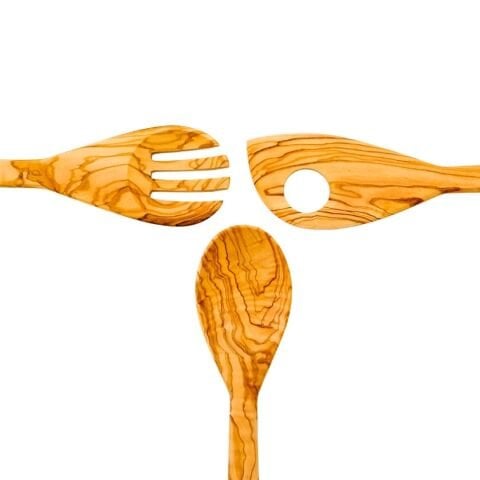 Kişiye Özel 3'lü Zeytin Mutfak Servis Seti 30 Cm