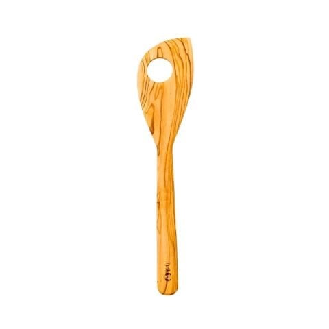 Kişiye Özel Zeytin Delikli Spatula 28 Cm
